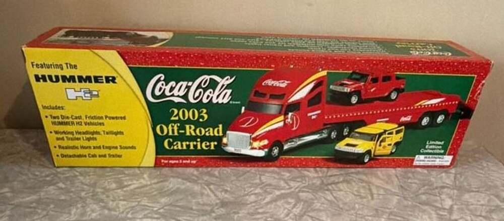 Coca-Cola 2003 Off-Road Carrier Hummer H2 Limited Edition